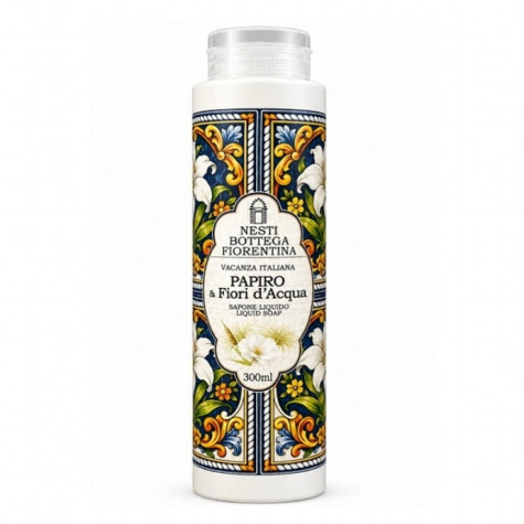 Nesti Bottega Fiorentina Papiro & Fiori d'Acqua, sprchový gel 300 ml