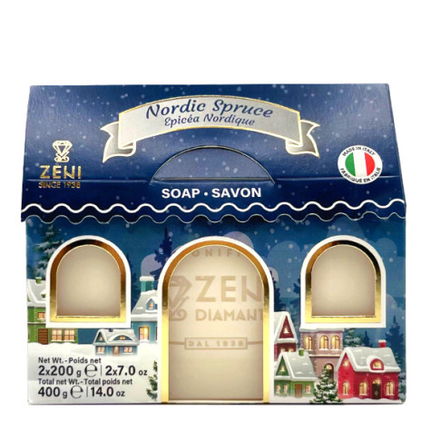 ZENI - NORDIC SPRUCE, tuhé mýdlo 2x 200g