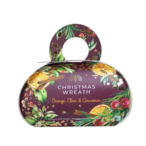 English Soap Company Christmas Wreath, tuhé mýdlo 260g