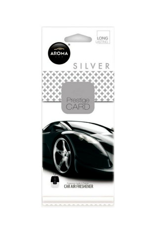 AROMA CAR PRESTIGE CARD SILVER