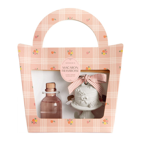 Mathilde M. - MACARON FRAMBOISE, difuzér 50ml a vonný jíl
