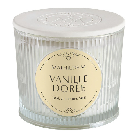 Mathilde M. - VANILLE DORÉE, velká tříknotá svíčka 400g