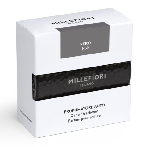 Millefiori Milano Icon NERO, metal, vůně do auta 47g