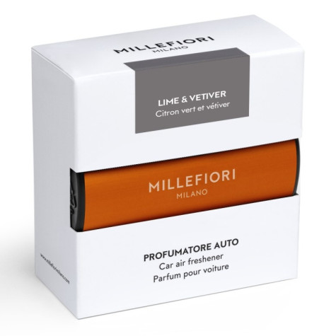 Millefiori Milano Icon LIME & VETIVER, classic, vůně do auta 47g