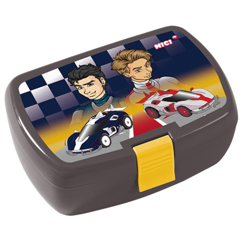 Nici Svačinový box dětský - FORMULE, černý