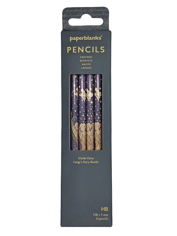 Paperblanks Pencils HB balení 4ks - Violet Fairy