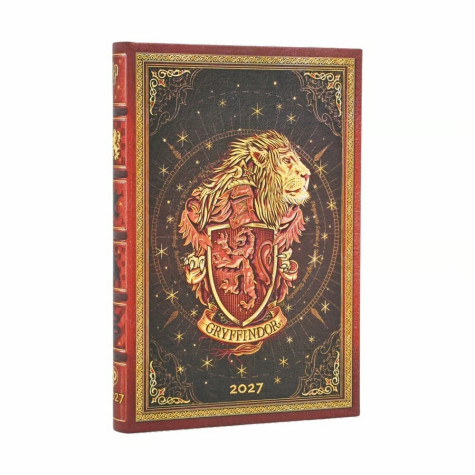 Paperblanks Diář 2027 MINI weekly horizontal - Harry Potter Gryffindor