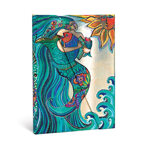 Paperblanks MIDI zápisník OCEAN SONG, linkovaný s klopou