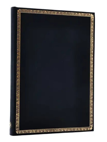 Paperblanks MIDI zápisník - Black Edition, 144stran, linkovaný
