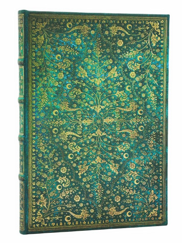 Paperblanks MIDI zápisník - Emerald Flower, linkovaný