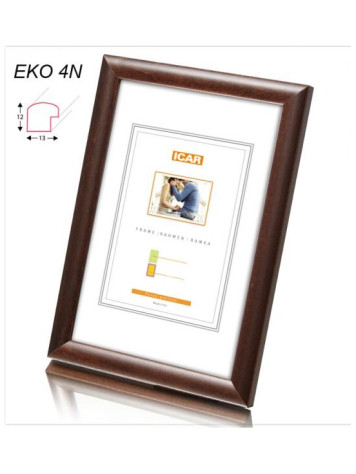 Rámeček dřevěný Icar EKO 4N 9x13 tmavě hnědý