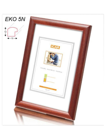 Rámeček dřevěný Icar EKO 5N 9x13 mahagon
