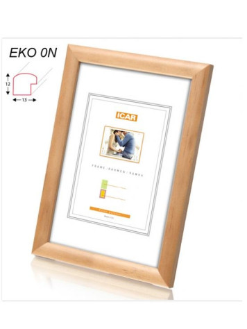Rámeček dřevěný Icar EKO 0N 9x13 přírodní