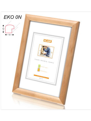 Rámeček dřevěný Icar EKO 0N 10x15cm přírodní