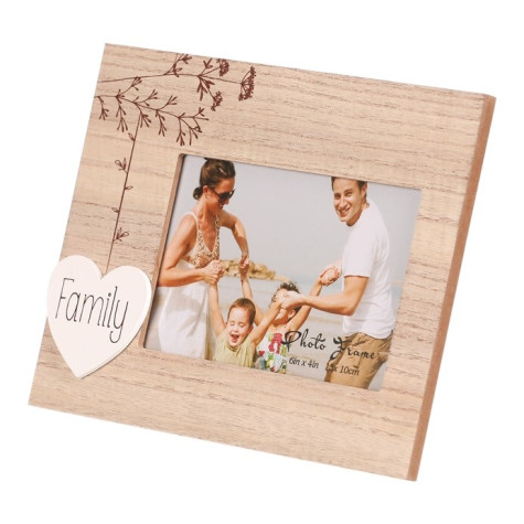 Rámeček dřevěný MDF 10x15cm - Autronic Family