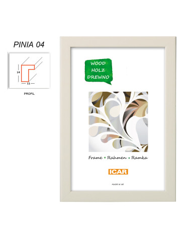 Rámeček dřevěný Icar Pinia 04, 18x24cm béžový