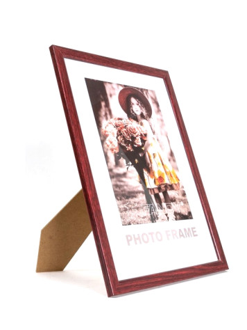 Rámeček dřevěný MDF 15x21 cm Fandy Style, mahagon