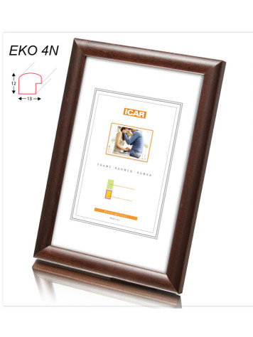 Rámeček dřevěný Icar EKO 4N 21x30 (A4) tmavě hnědý