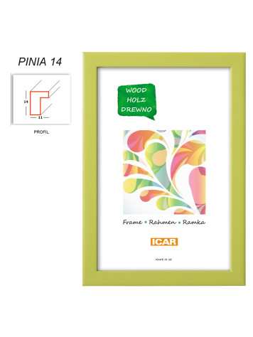 Rámeček dřevěný Icar Pinia 14, 30x40cm zelený