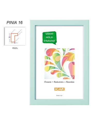 Rámeček dřevěný Icar Pinia 16, 30x40cm mátový