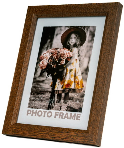 Rámeček MDF 30x40cm Fandy Bevel 3, tmavě hnědý