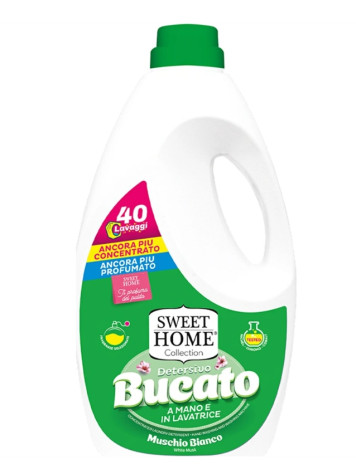 Sweet Home Prací gel 2000ml - WHITE MUSK (bílý mošus)