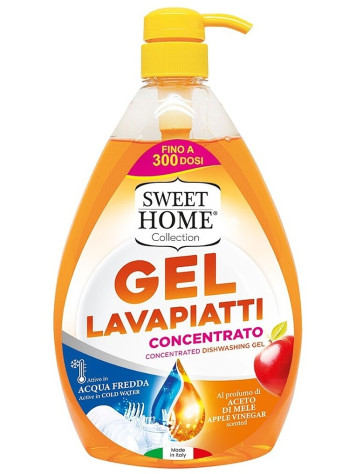Sweet Home Gel na mytí nádobí 1000ml - APPLE CIDER VINEGAR