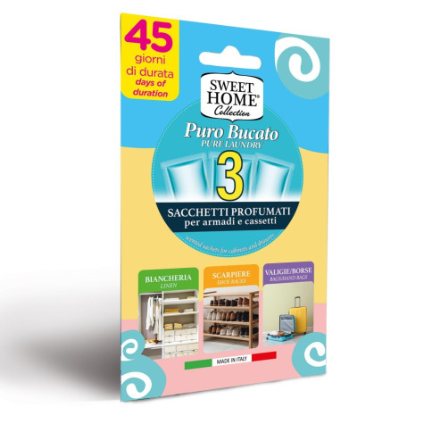 Sweet Home Vonné karty - PURE BUCATO (čisté prádlo), 3ks
