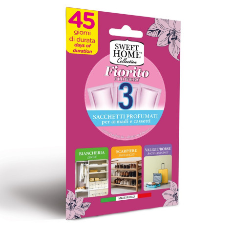Sweet Home Vonné karty - FIORITO (květinová vůně), 3ks