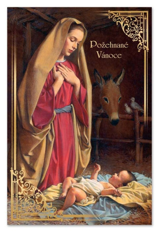 Ditipo Blahopřání HK - Požehnané Vánoce (náboženské)