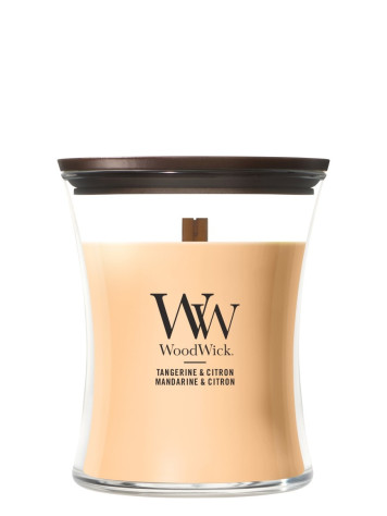 Vonná svíčka WoodWick Tangerine & Citron, střední 275 g
