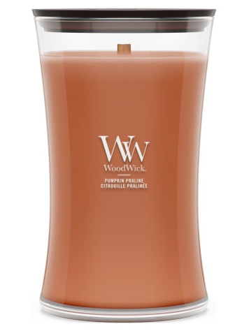 Vonná svíčka WoodWick Pumpkin Praline, velká 609 g