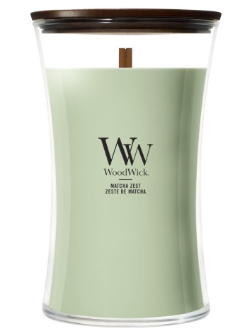 Vonná svíčka WoodWick Matcha Zest, velká 609 g