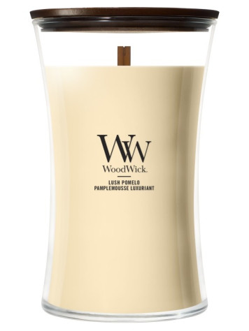 Vonná svíčka WoodWick Lush Pomelo, velká 609 g