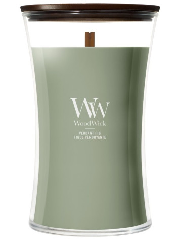 Vonná svíčka WoodWick Verdant Fig, velká 609g