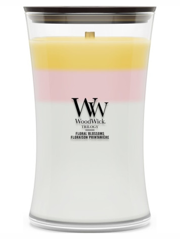 Vonná svíčka WoodWick Trilogy Floral Blossoms, velká 609 g