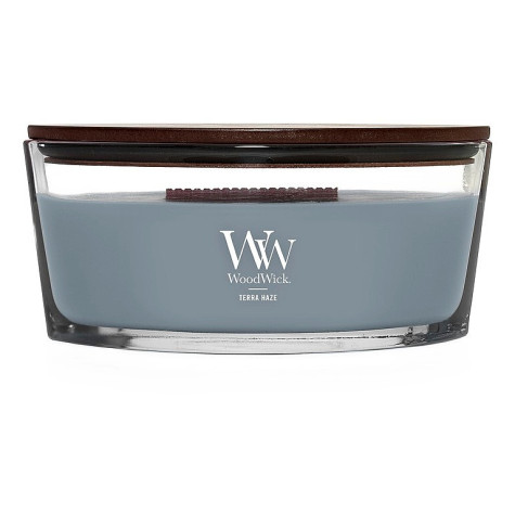 Vonná svíčka WoodWick TERRA HAZE, široký knot 453g