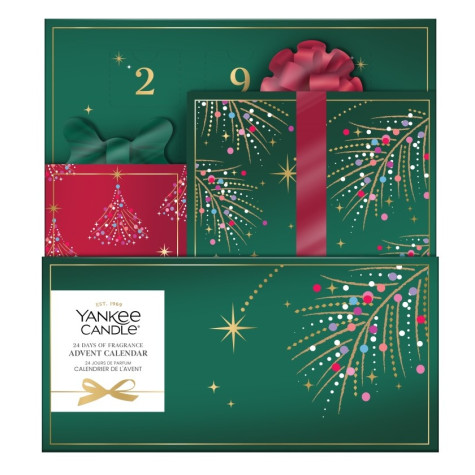 Yankee Candle Xmas 2026 Adventní kalendář čajových svíček a svícnu