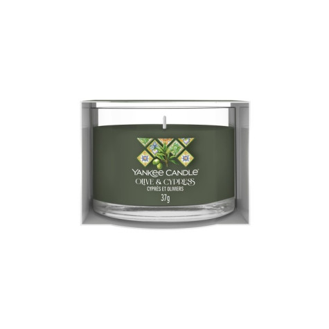 Yankee Candle Votiv ve skle 37g OLIVE & CYPRESS