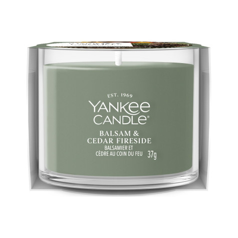 Yankee Candle Votivní svíčka ve skle 37g Balsam & Cedar