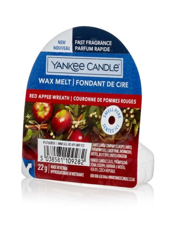 Yankee Candle RED APPLE WREATH, vonný vosk 22 g NEW