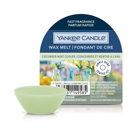 Yankee Candle CUCUMBER MINT COOLER, vonný vosk 22 g NEW