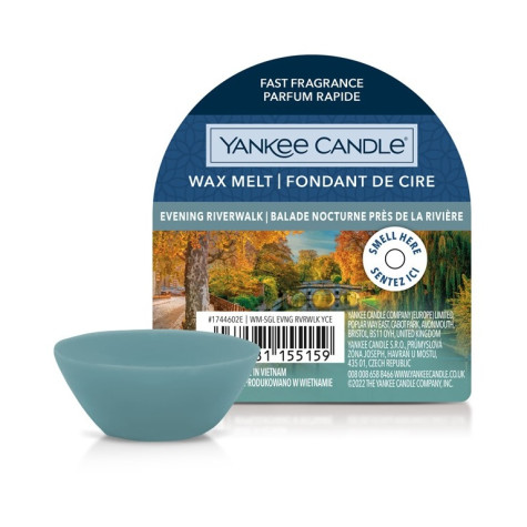 Yankee Candle EVENING RIVERWALK, vonný vosk 22 g NEW