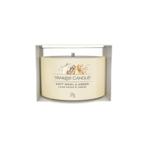 Yankee Candle Votiv ve skle SOFT WOOL & AMBER, 37 g