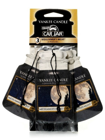 Yankee Candle MIDSUMMER NIGHT papírová visačka SADA 3 ks