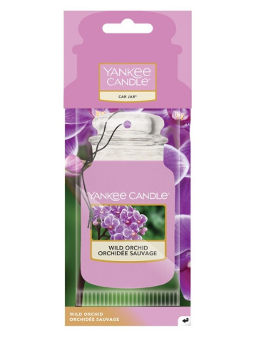 Yankee Candle WILD ORCHID, papírová visačka do auta 1ks