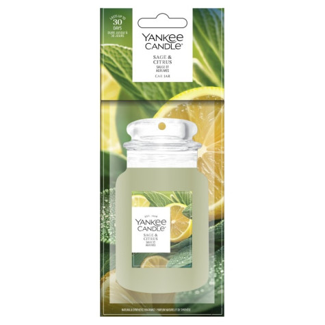 Yankee Candle SAGE & CITRUS, papírová visačka