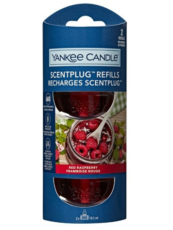 Yankee Candle RED RASPBERRY, náplň pro vůni do elektrické zásuvky, 2x 18,5ml