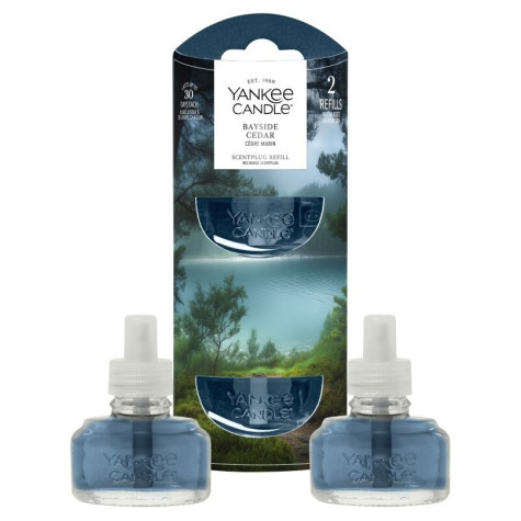 Yankee Candle Bayside Cedar, náplň (2ks) vůně do zásuvky