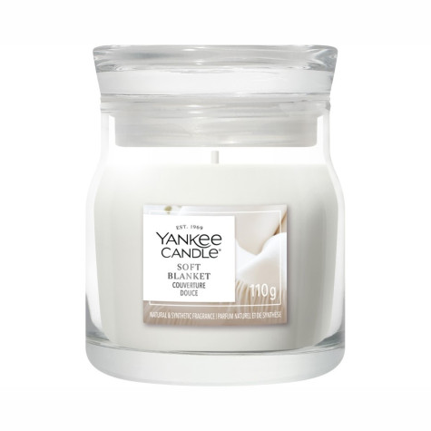 Yankee Candle SOFT BLANKET, signature malá svíčka 110g